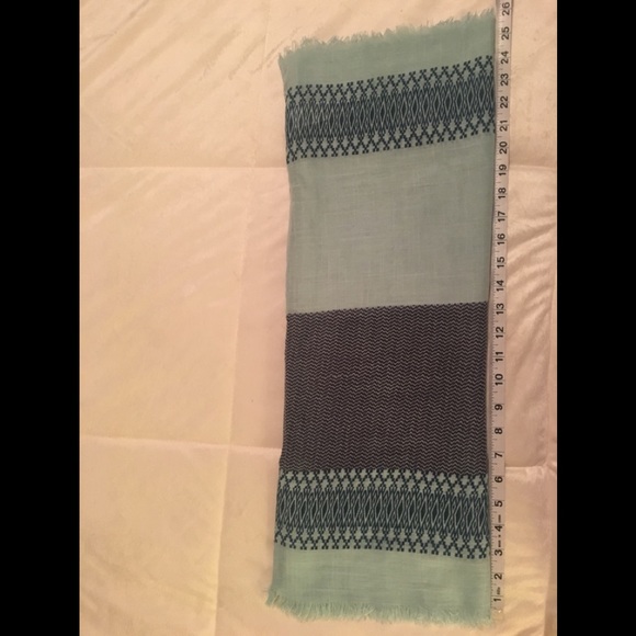 🌻5/25🌻 MAURICES | Mint Green and Turquoise Infinity Scarf - Picture 2 of 7